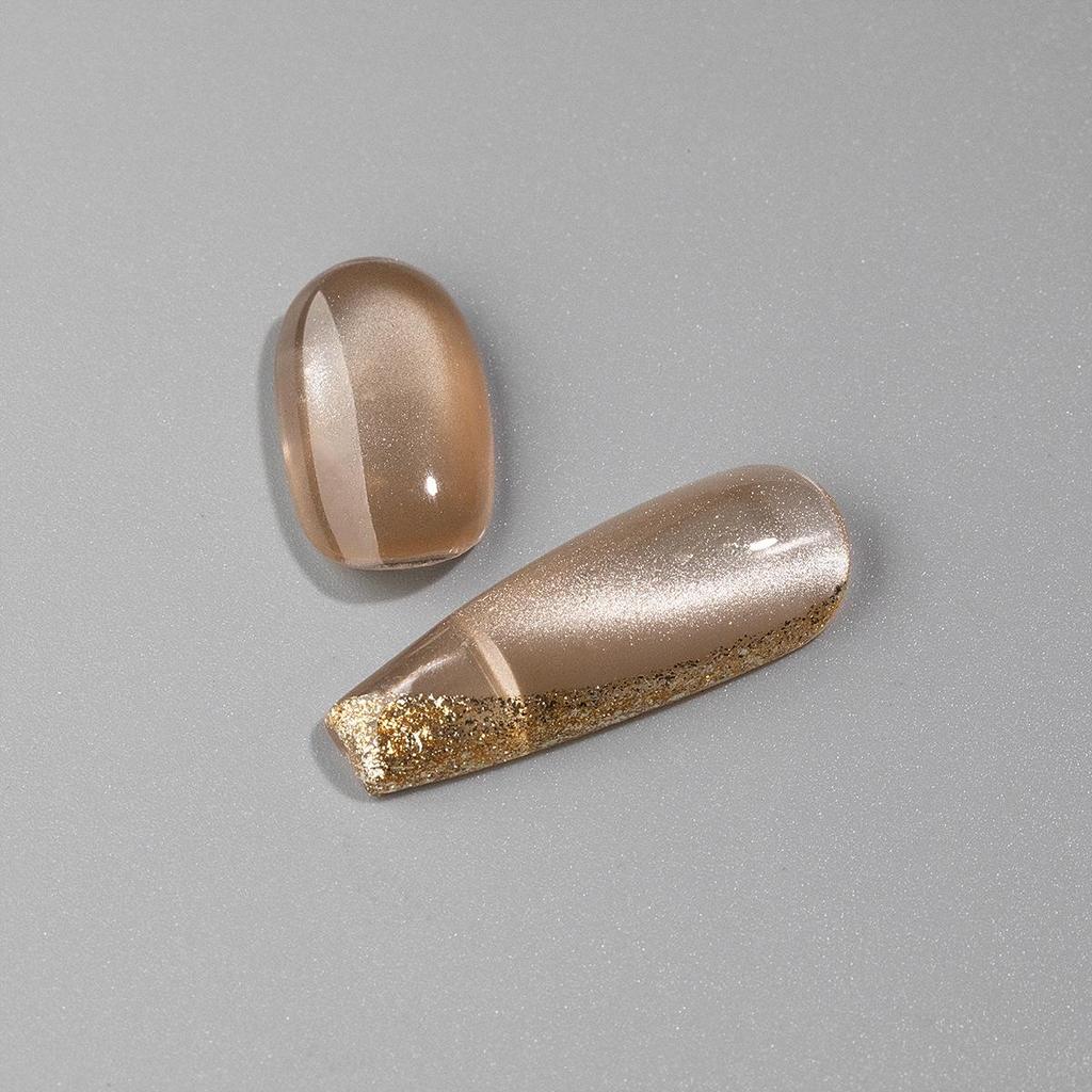 HONEY GIRL Ceramic Cat Eye Gel Polish Set: 12 Sparkling Colors for Bright, Popular Cat Eye Nails.