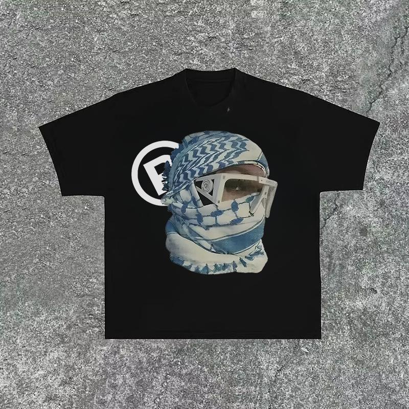 Streetwear Y2K Clothing T Shirts Men Women Hip Hop Image Graphic Printed T Shirts Gothic Oversized Cotton Short Sleeves Tee Tops