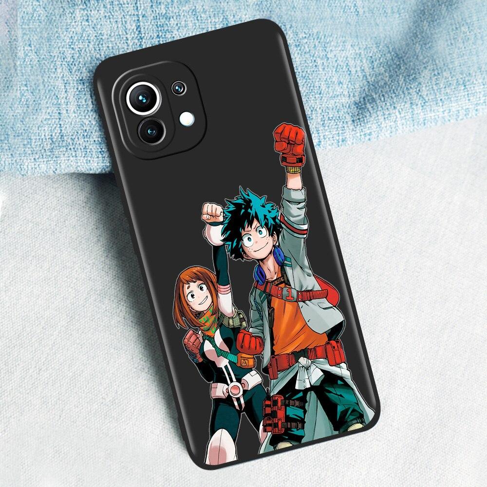 My Hero Academia Anime Pro Xiaomi Mi Poco X3 NFC M3 F3 GT 11 Ultra 11X 11i Note 10 Lite 10T Pro 5G 9T Luxusní silikonové pouzdro na telefon