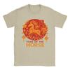 Chinese Zodiac Lunar New Year Fire Horse TShirts Unisex  Vintage Cotton Tees Crew Neck Short Sleeve T Shirts Gift Clothing
