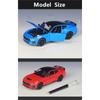 Welly 1/25 2024 Ford Mustang GT Alloy Sports Car Modelo Diecast Metal Racing Car Veículos Modelo Alta Simulação Crianças Brinquedo Presente