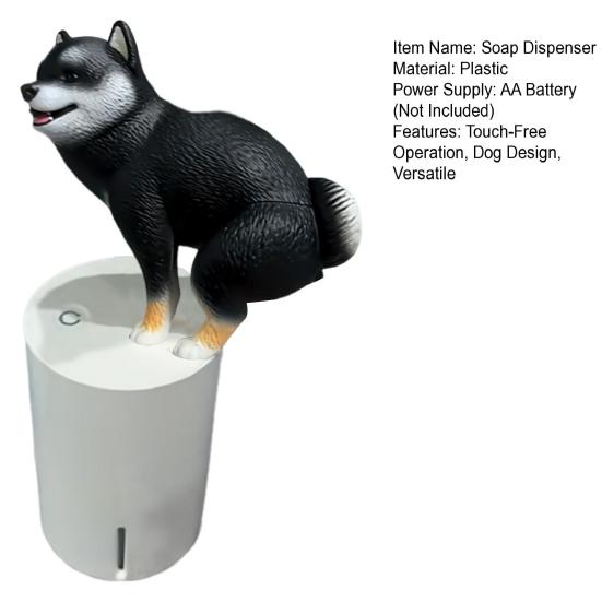 Automatický bezdotykový dávkovač mýdla Design ve tvaru psa Pěnový mycí prostředek na ruce Technologie infračerveného senzoru Mýdlová pumpa