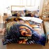 Singer Bob Marley Bedding Set Cartoon Anime Three-piece Set Adult Kid Bedroom Duvetcover Sets Cool Print Letto Matrimoniale