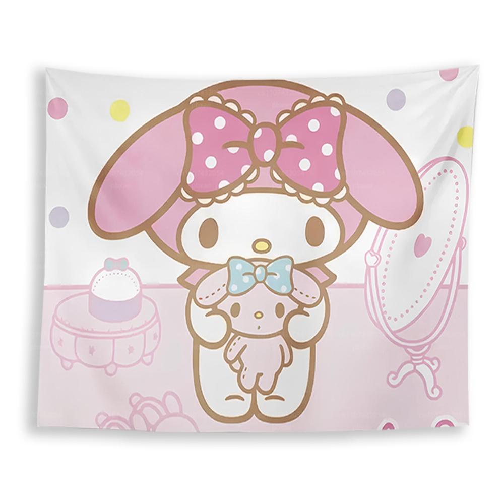 

Sanrio Characters Wall Tapestry Kuromi Wall Hanging Anime Nursery Decor Wall Room Art Decor Cinnamoroll Wall Tapestr 74x94cm(29x37in)
