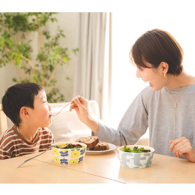 Patterns Petit Birds Kitchen Nordic Retro Stylish and Perfect for Single Gift for Wedding Wpc. Bowl, Off, Women's Accessories, Tableware, Design,