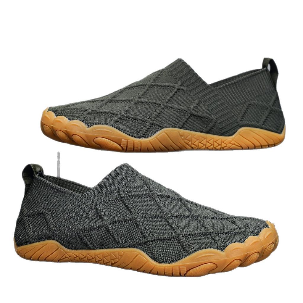 Chenma direct sales new flying woven outdoor hiking fishing wading shoes indoor fitness non-slip five-finger barefoot shoes