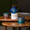 Devil's Eye Coffee Cup Turkish Blue Eye Ceramic Mug Afternoon Tea Cup Luxury Creative Mugs Home Office Large Capacity Water Cup