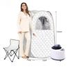 Portable Steam Sauna Set Foldable Full Size Steam Sauna Personal Sauna Tent Household Relaxation & Spa Sweating Sauna Kit