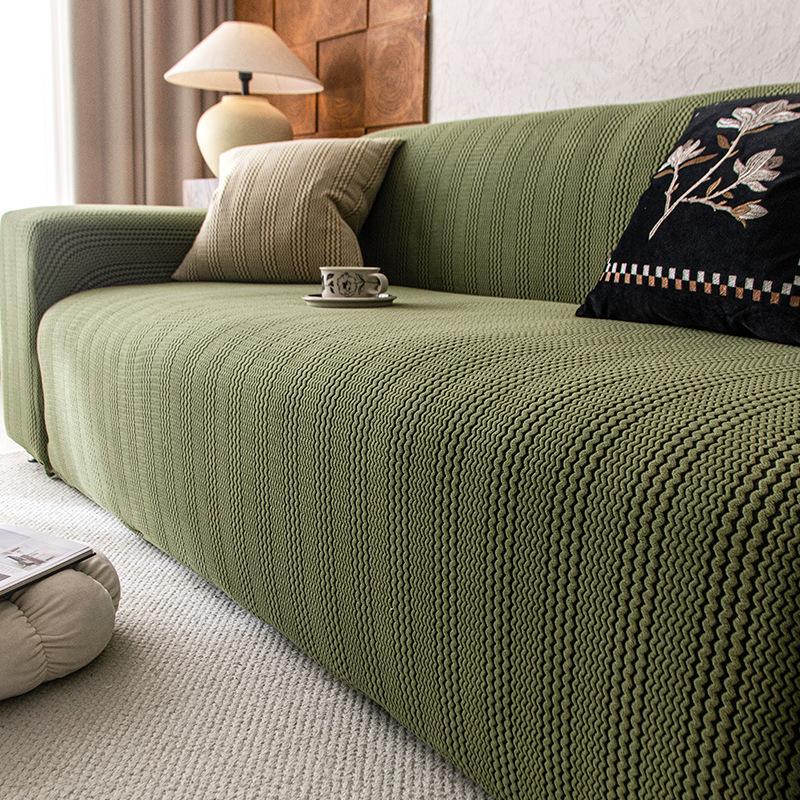 Jacquard-Fleece elastischer Sofabezug 2025 neu vier Jahreszeiten universell all-inclusive universeller Sofaschutzbezug Anti-Katzenkratzer