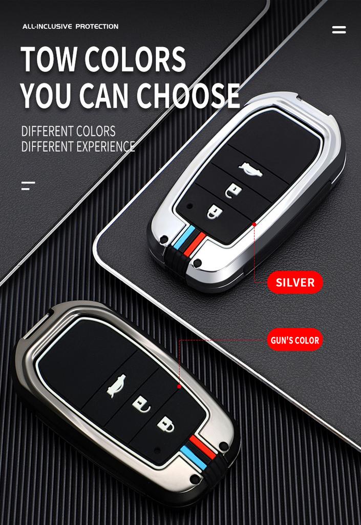 Car Remote Key Cover Case Bag Shell Holder for Toyota Avalon CHR C-HR Camry Corolla Prius Prado RAV4 Protector