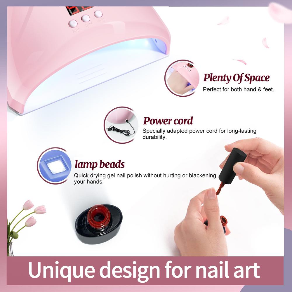 Mini1 USB Nail Lamp 36W Nail Phototherapy Machine 12 UV LEDs Light Curing Nail Polish Gel Infrared Sensor Machine Nail Art