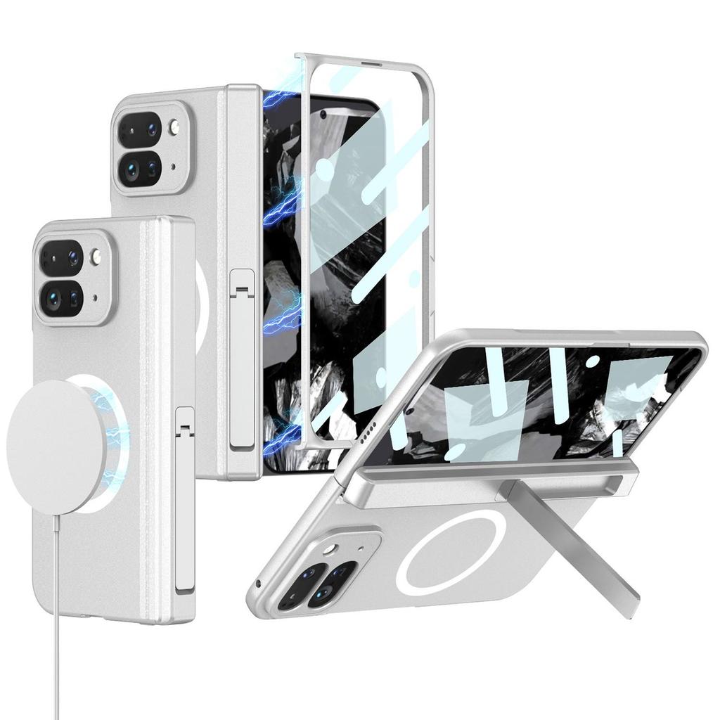 Magnetic Frosted Hard Case for Google Fold2 with Wireless Charging & Anti-Fall Protection