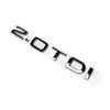 Chrome Black ABS Letters 2.0 TDI 3.0 TDI Rear Boot Trunk Logo Badge Emblem Sticker Decal For R44 A3 A4 A5 A6 Q3 Q5 Q7 S7 AH4