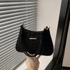 Autumn Leopard Print Shoulder Underarm Bags for Women Retro Casual Ladies Crossbody Bag Portable Female Phe Handbags Purse