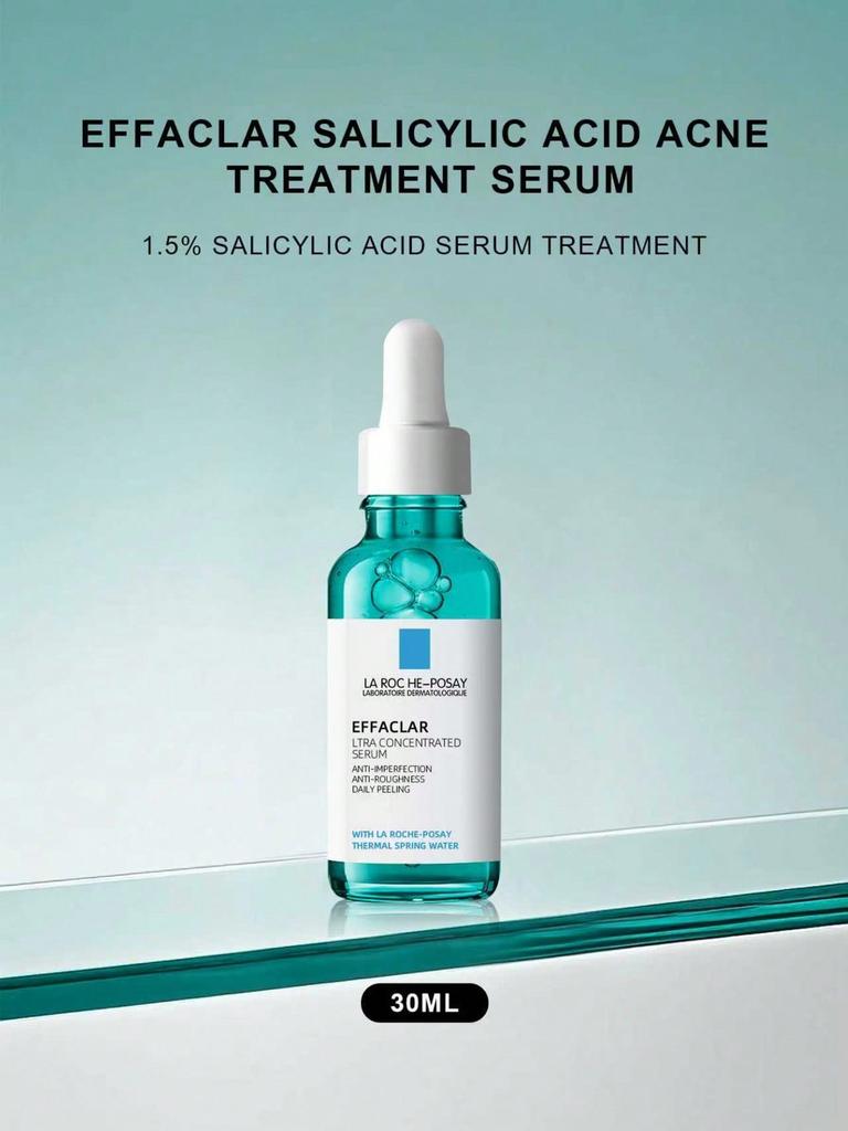 La Roche-Posay Salicylsäure Akne Serum 30ml - Sanfte Behandlung zur Beseitigung von Hautunreinheiten