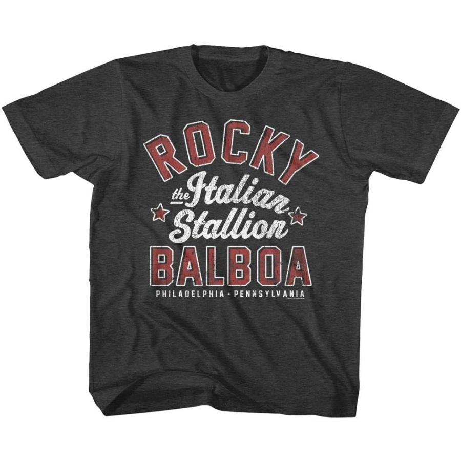 Rocky Drama Sports Movie Italian Stallion Rocky Balboa Blk HTHR Youth Tshirt Tee XXXXXL чёрный