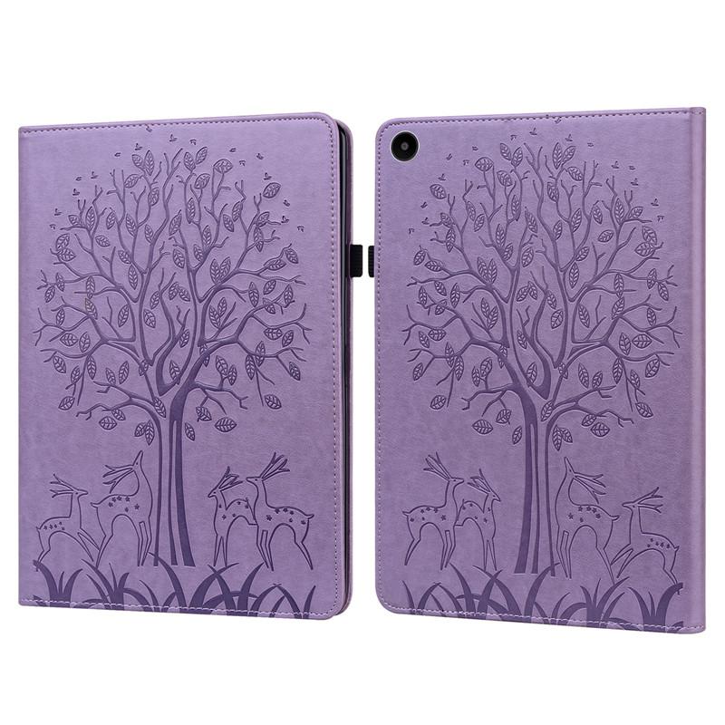 Tablet Case For Huawei MatePad SE 10.4 2022 Cover 3D Imprinted Tree Leather Silicon Stand For MatePad SE AGS5-L09 W09 10.4" Tablet Cover