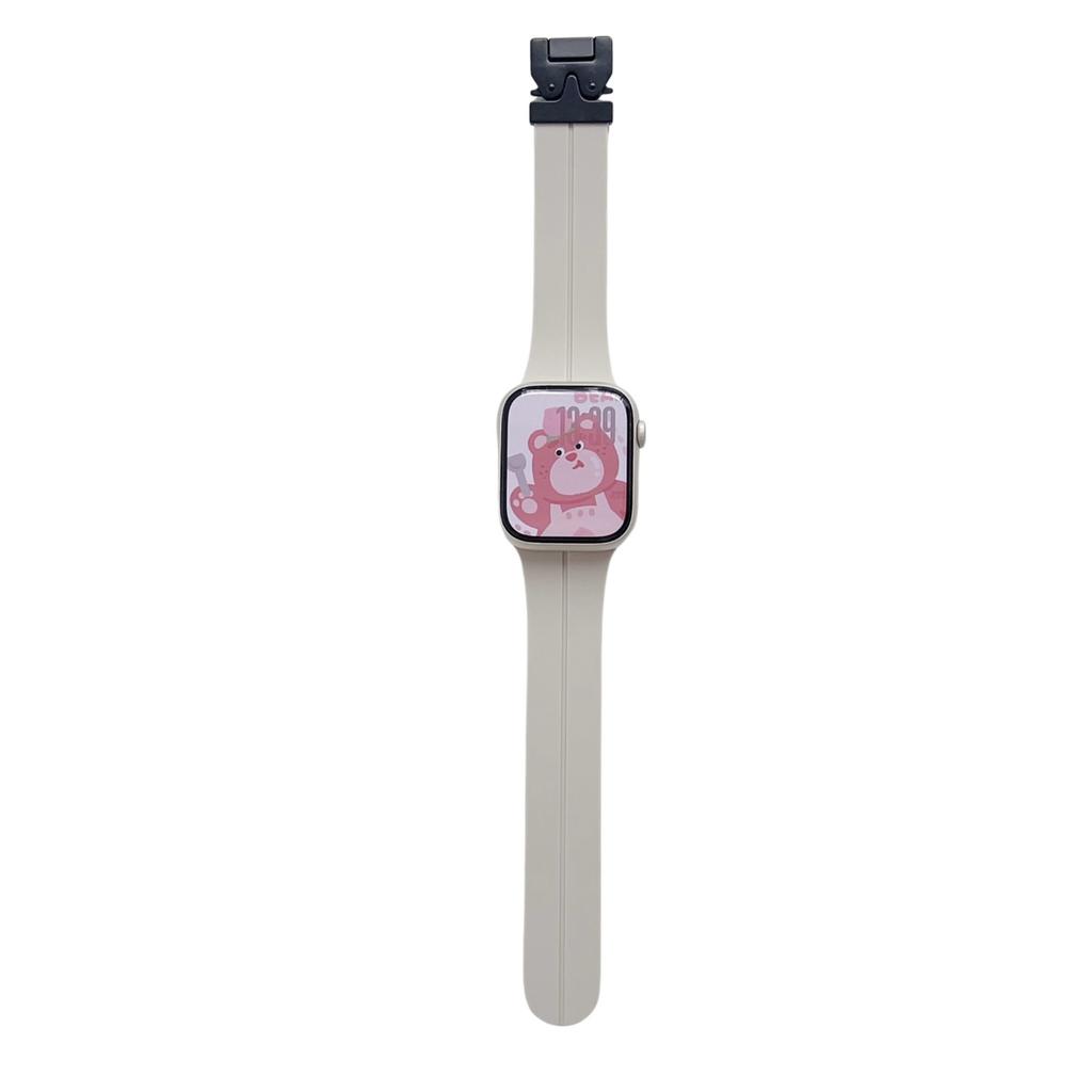 For Apple Applewatch109876 Generation Watch Parachute Buckle Silicone Strap Iwatchse New