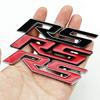3D Metal RS Logo Sticker Front Grill Emblem Rear Trunk Badge For Chevrolet Onix Blazer lumina Camaro Cruze Monza Car Accessories