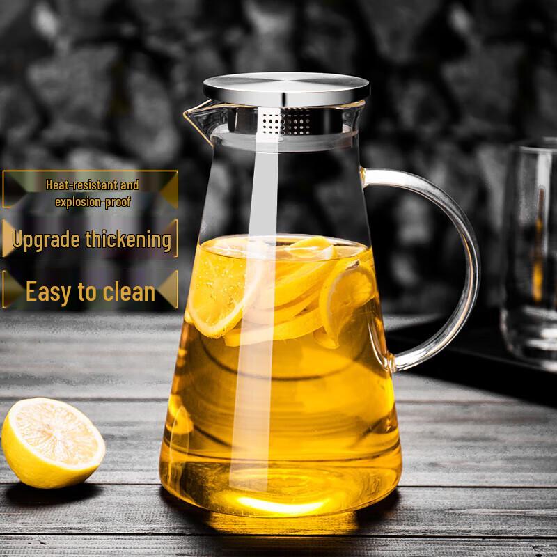 High-Temperature Resistant Glass Water Pitcher