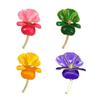 Sturdy Alloy Irises Flower Brooch With Vibranting Enamel Detailing Retro Modern Fashion Accessory