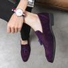 Mokassins Herren Slipper Schuhe Herren Bequem Designer Outdoor Leder Ballerinas Herrenschuhe Lässig Weich Slip-on Herren Slipper große Größe 48