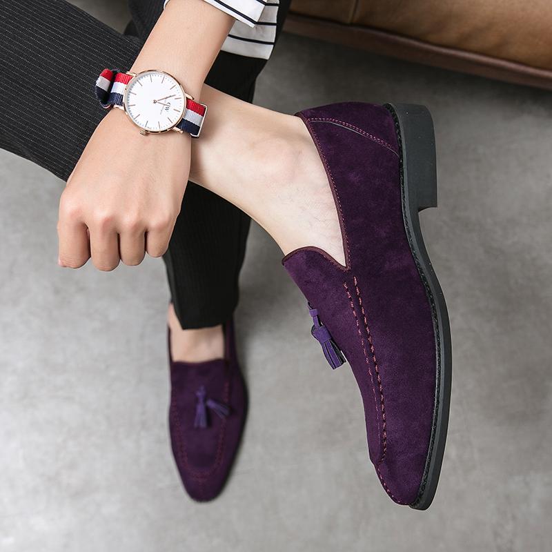 Moccasins Men Loafers Shoes Men Comfortable Designer Outdoor Leather Flats Men Shoes Casual Soft Slip On Men Loafers Big Size 48