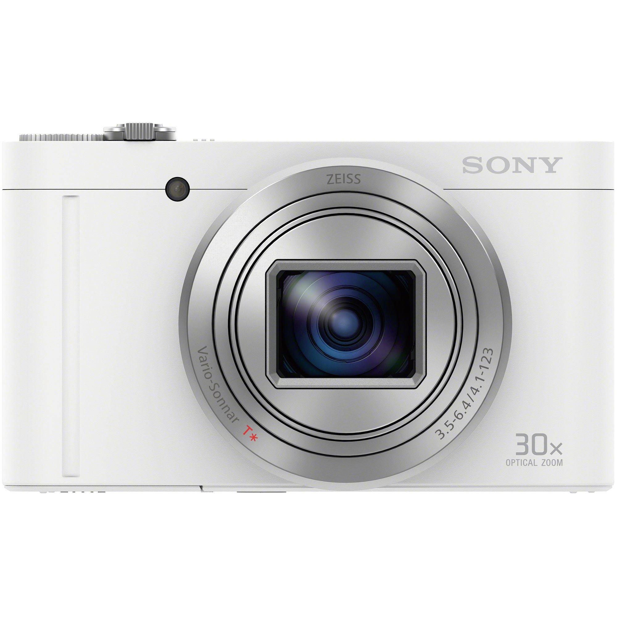 

Цифрова камера SONY 30-кратне оптичне збільшення мільйонів пікселів Білий туалет DSC-WX500 18,2 Cyber-shot DSC-WX500 білий