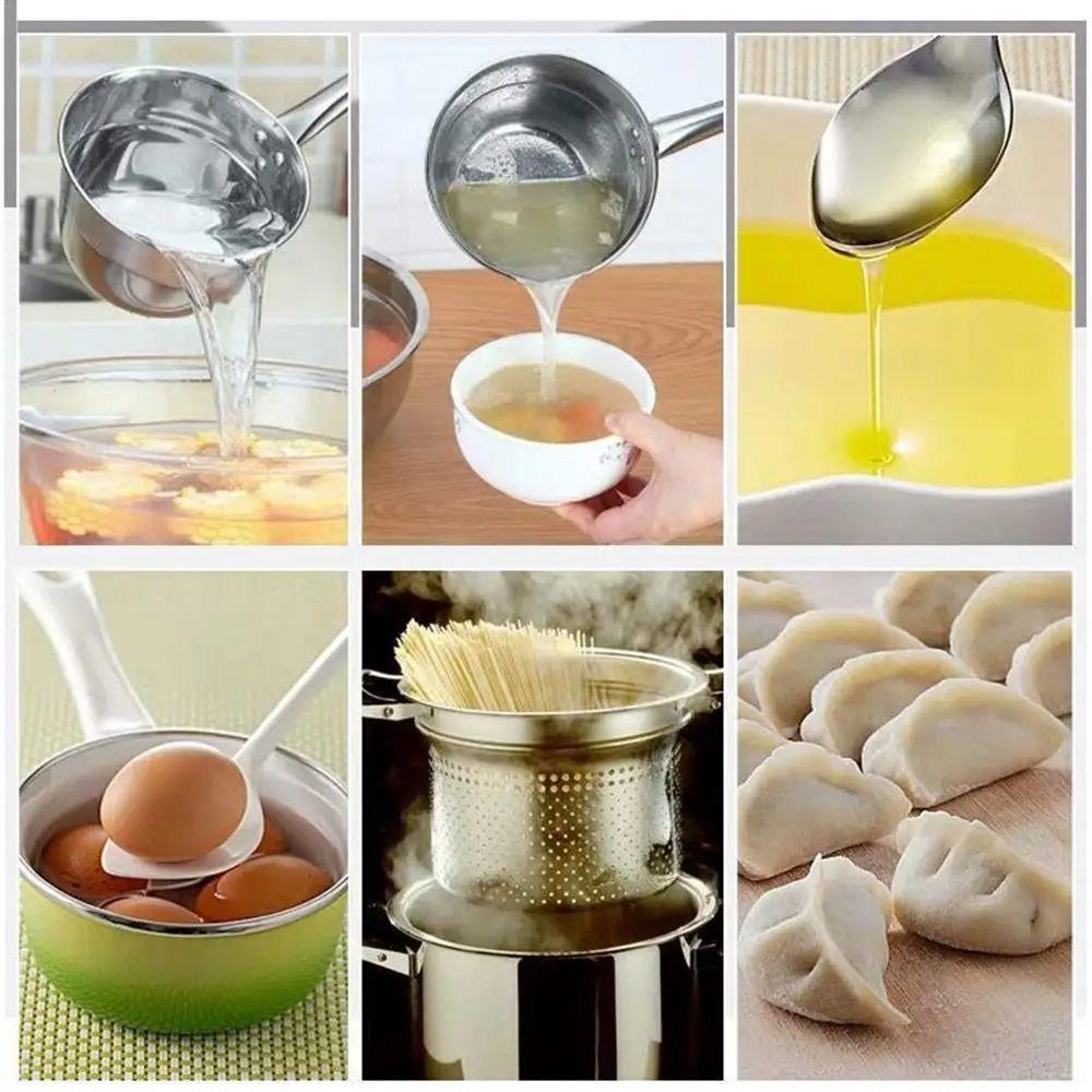 201/304 Stainless Steel Water Scoop Food Grade Kitchen Spoon  Household Use