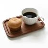 Japanese Rectangular Dinner Plate Walnut Wooden Tray Ins Wind Small Wooden Plate