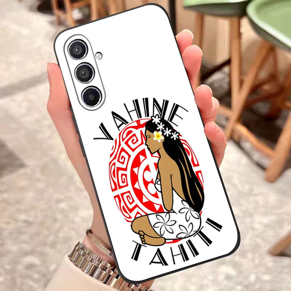 

H-Hinano Tahiti Girl Beach Phone Case For Samsung S26 S25 Edge S24 S23 S22 S21 S20 Ultra Plus Fe Galaxy Silicon Cover Galaxy S23 Ultra