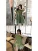 Summer 2023 Korean-Style Maternity Patchwork Dress – Loose Fit, Fresh, Sweet, and Fairy-Themed with Short Sleeves.