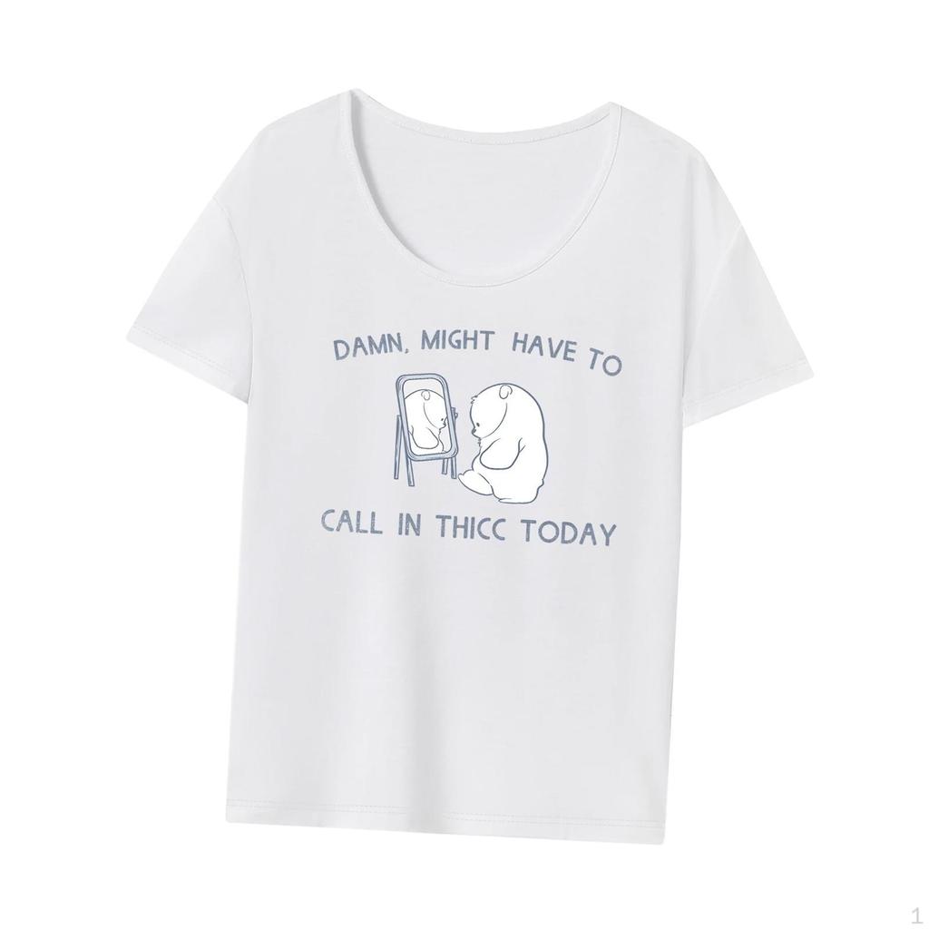 Women's Casual Short Sleeve T-Shirt Crewneck Top for Everyday Comfort