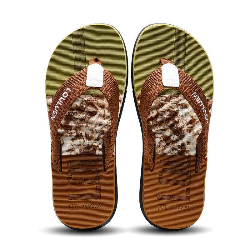 

Новые мужские летние нескользящие пляжные шлепанцы, сандалии, мужские крутые тапочки 45