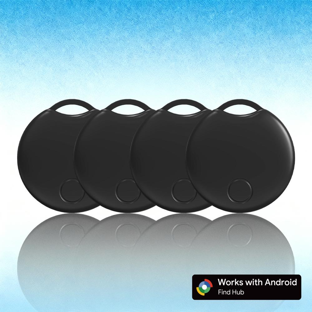 1/4-pcs App Remote Locating Tracker Keys Bag Long-Distance Finder for Android Google Find Hub Voice Smart Tag for Pixel Vivo GMS