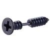 Unisex Punk Gothic Unique Stainless Steel Whole Screw Solid Ear Studs Earrings KTJ
