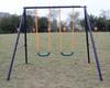 Swing, Double Swing, suitable for Children aged 3 to 8 Years, total Weight capacity 90.72kg, sturdy Construction, simple Installation