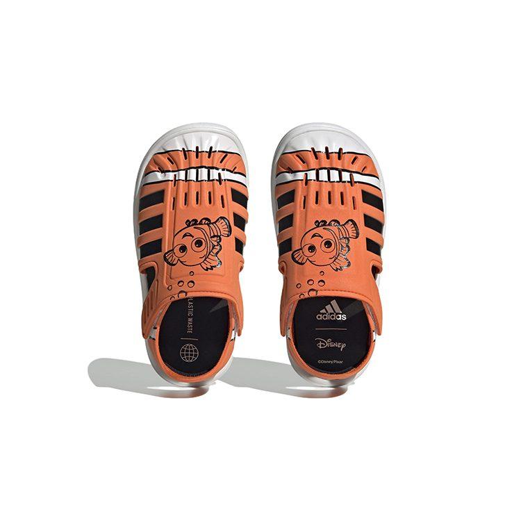 adidas Closed Toe Sandals Disney Finding Nemo And Dory Orange Core Black Cloud White PS HP7753