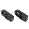 Outboard Control Box Cable End Connector, 2 Pcs 6727595600 Outboard Control Box Cable End Connector ABS Copper Replacement for