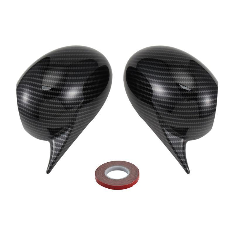 Side Door Rearview Mirror Cover Cap For BMW MINI COOPER R55 R56 R57 R58 R60 Rearview Mirror Guard Bright Black