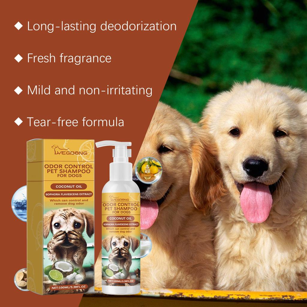 Yegbong Hypoallergenic Dog Shampoo for Smelly Dogs – Best Dog Shampoos & Conditioners – Best Dog Shampoo for Puppies
