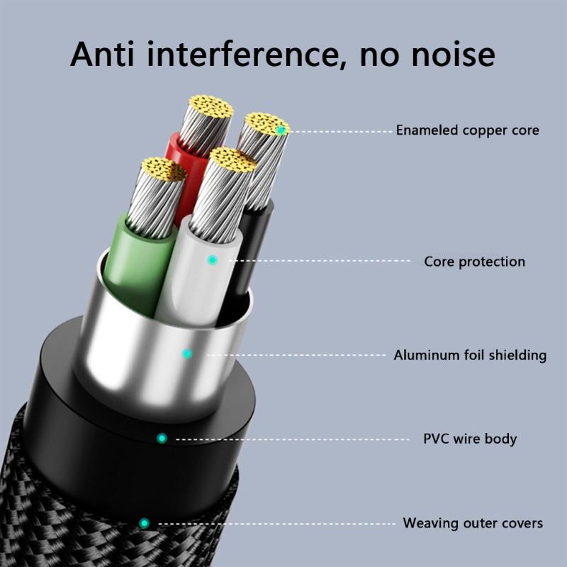 100CM Fast Speed Type C To USB OTG Adapter Cord Sound Card Live Streaming Cable with Charging Function for Phones