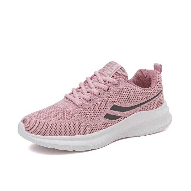 Spring and summer new women's shoes breathable fly-woven versatile casual shoes net shoes running shoes