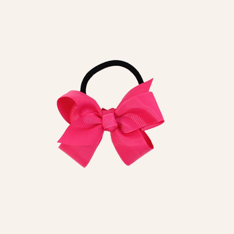 20-Pack Children's Grosgrain Ribbon Hair Ties: Cute Bubble Flowers, Accessories for Girls