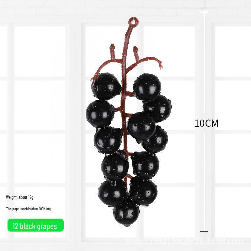 Kids' Educational Toys: Simulated Fruits - Grapes, Persimmons, Apples, Bananas - for Play, Decor, and Props