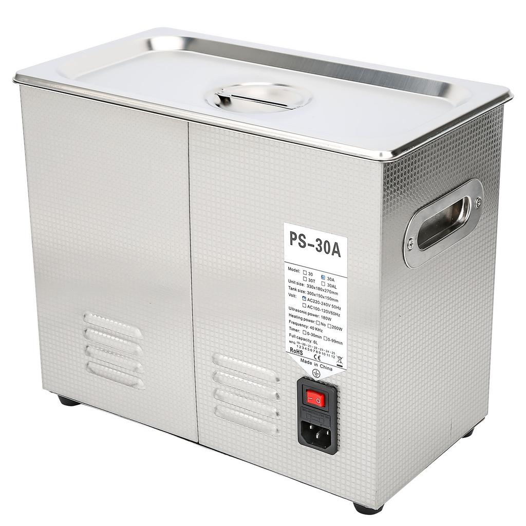 Digital Ultra Sonic Cleaner 6L Stainless Bath Timer Tank Ultrasonic Cleaning Machine