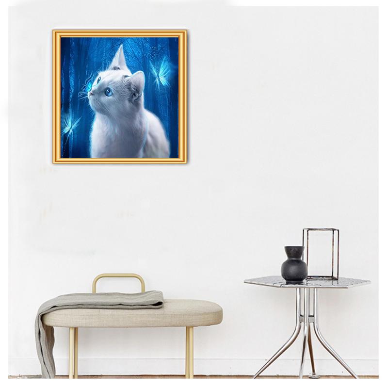 5D-Diamant-Malerei, rund, DIY-Malset, Diamant-Malerei, Kreuzstich-Set, Mosaik-Kunsthandwerk