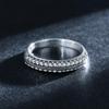 MODIAN Vintage Sparkling Clear CZ Ring 925 Sterling Silver Stackable Finger Rings For Women Fine Jewelry