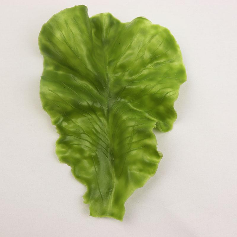 Artificial Lettuce Leaf for Display and Decoration - Large Fake Vegetable and Fruit Model