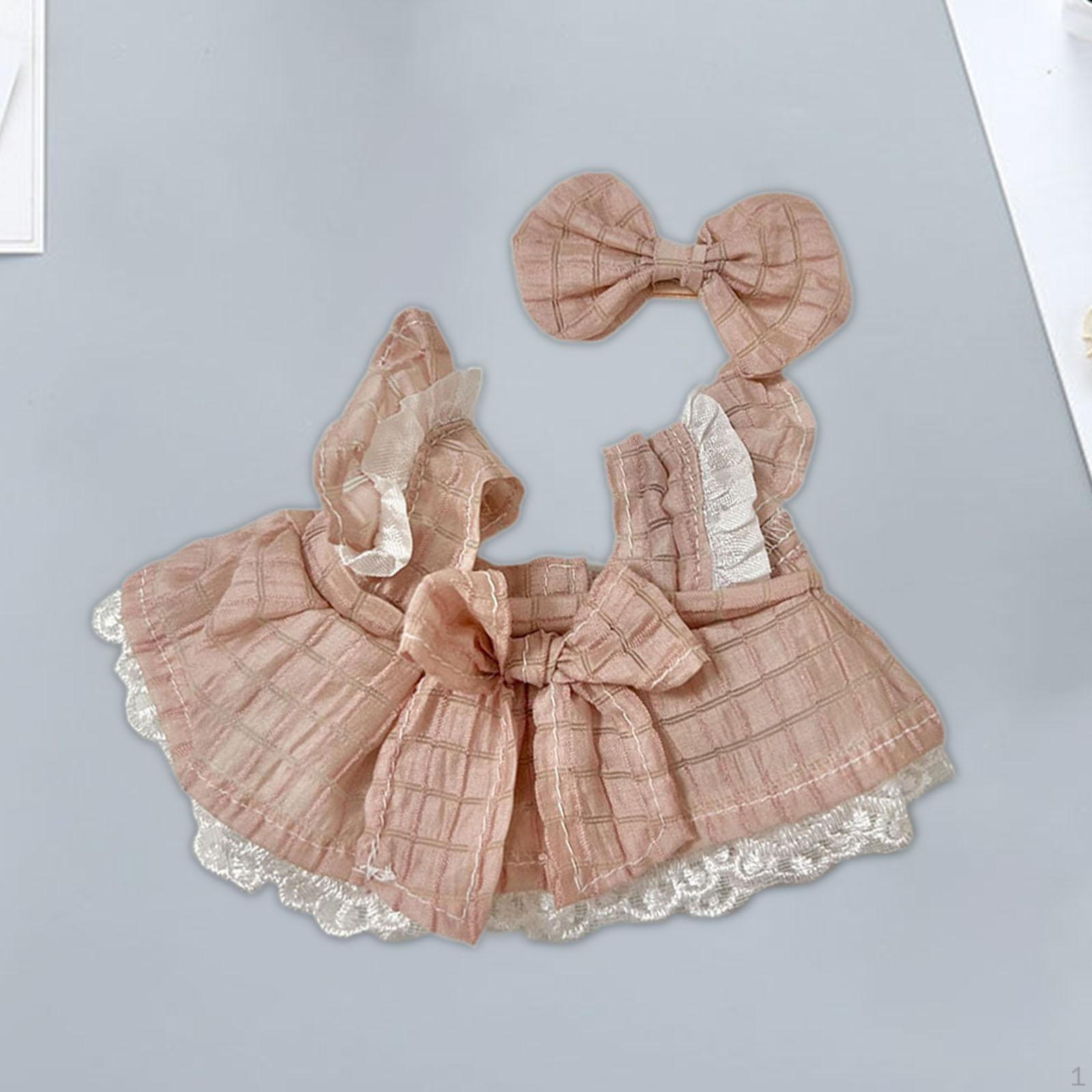 

3 комплекта одежды ручной работы для 15-сантиметровой плюшевой куклы-уточки, включая аксессуары C